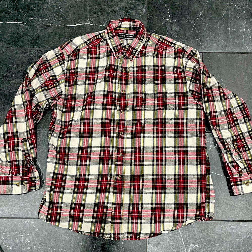David Taylor Flannel Mens large